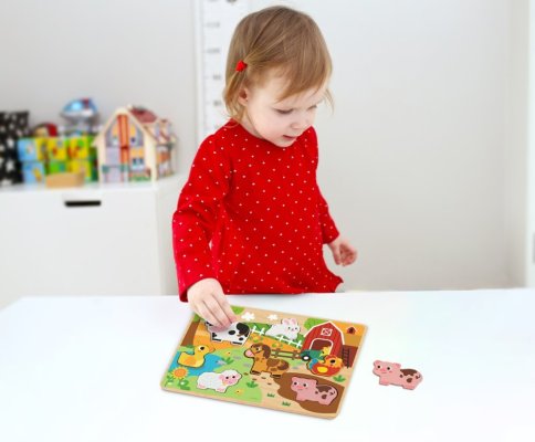2Kids Toys Puzzle da Inserimento Fattoria