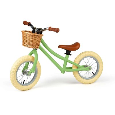 Bigjigs Toys Rowerek biegowy zielony