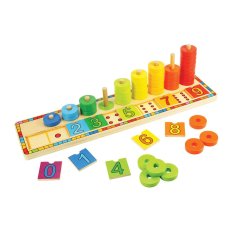 Bigjigs Toys Tabla za vstavljanje s številkami
