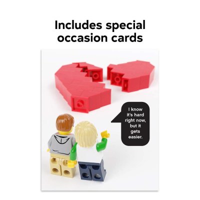 Chronicle Books LEGO® Notes 20 notas autocolantes para mini figura