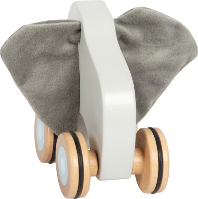 small foot Houten trekfiguur Olifant met ritselende oren