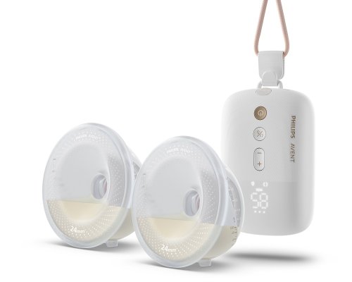 Philips AVENT Laktator elektryczny do mleka matki Hands-Free DUO Premium Plus SCF532/11 + Prezent