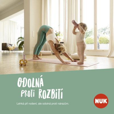 Flacon Flip NUK Mini-Me - roz 450ml, 12m+