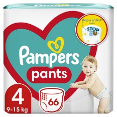 Couches PAMPERS Active Baby Pants taille 4 (66 pièces) 9-15 kg