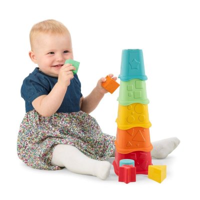CHICCO Becher stapelbar farbig Eco+ 6m+