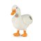 Rappa Pato de peluche blanco 33 cm ECO-FRIENDLY