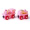 Bigjigs Rail Rosa Lokomotive mit Tender