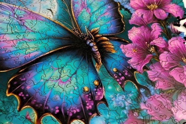 EscapeWelt Puzzle de Madeira Borboleta 300 peças