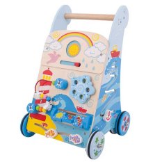 Bigjigs Baby Aktiv-Lauflernwagen aus Holz, Meerestiere