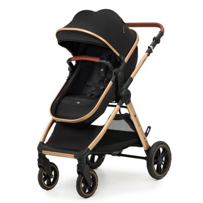 KINDERKRAFT Kombikinderwagen 3in1 Esme Pure Black