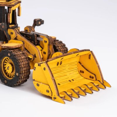 RoboTime 3D houten mechanische modelbouwset Lader