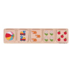 Bigjigs Toys Vstavljanka puzzle štetje
