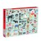 Galison Puzzle Hot dogs A-Z 1000 pezzi