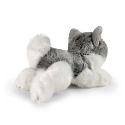 Rappa Câine de pluș husky culcat 20 cm ECO-FRIENDLY