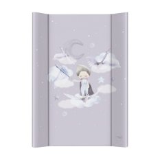 CEBA BABY Podložka prebaľovacia 2-hranná s pevnou doskou (50x70) Basic Wild Swans