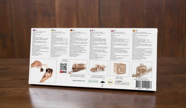 Ugears Drewniane Puzzle Mechaniczne 3D Zamek