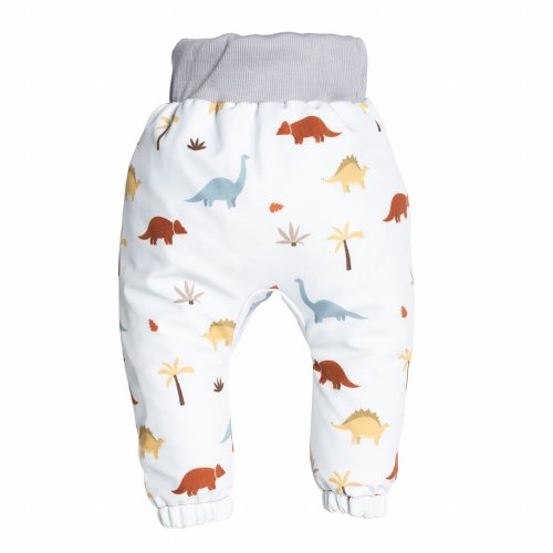 Dječje softshell hlače s membranom Monkey Mum® - Priča o dinosaurima