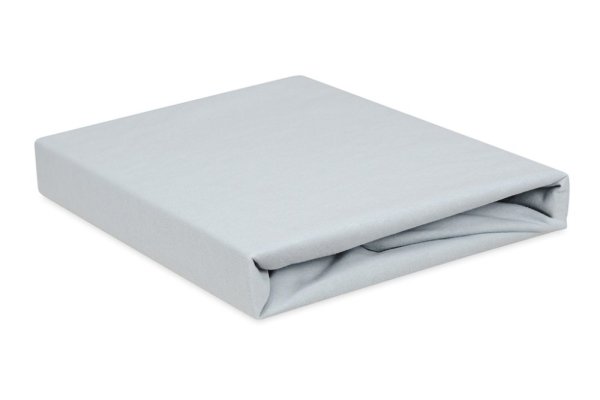 BABYMATEX Jersey Spannbettlaken wasserdicht 35x75 cm grau