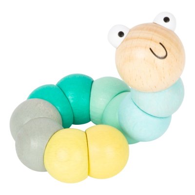 small foot Caterpillar Motor Skills Toy 1pc Turquoise