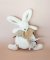 Doudou Set de regalo - Conejito de peluche con mantita de apego 25 cm beige