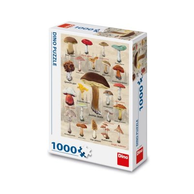 Dino Puzzle Grzyby kolaż 1000 elementów