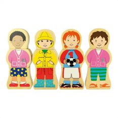 Bigjigs Toys Wooden Nationalities Puzzle