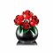 Sluban Flowers M38-P8061 Strauß roter Rosen in einer Vase