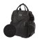 BABYONO Wickeltasche / Rucksack Modern Style black