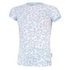 Completo bambina sottile Outlast® - fiori color menta chiaro/prugna