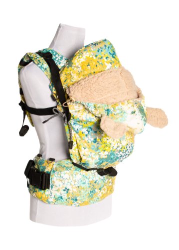 Monkey Mum® Carrie Baby Carrier Insulated Hood - Blooming Meadow