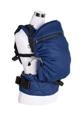 Monkey Mum® Carrie portabebés ergonómico ajustable - Azul marino