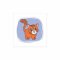 Dino Cubes d'images en bois Animaux 4 cubes