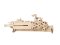 Ugears 3D drewniane mechaniczne puzzle Brave UA Tractor