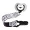 LOVI Schnullerband mit Clip Salt & Pepper