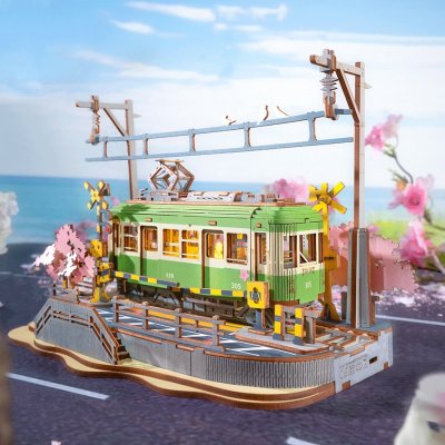 RoboTime 3D Holzbausatz Station mit Sakura