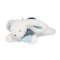Doudou Poklon set - Plišani zeko s tamno plavim pomponom 25 cm