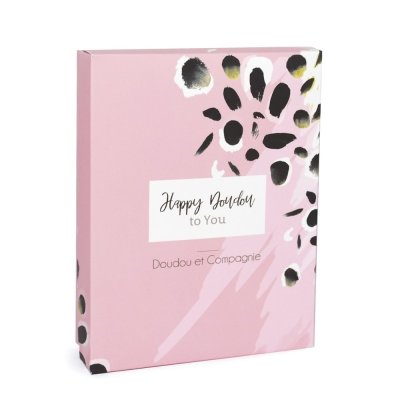 Doudou Caja Regalo Rosa - mini conejo 17 cm
