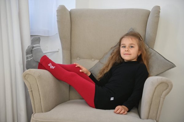 Legging glad Outlast® - scarlet