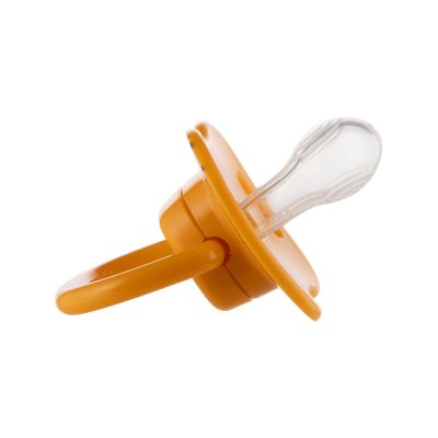 CANPOL BABIES Set symmetrischer Silikonschnuller BabiesBoo 0-6m 2 Stück orange