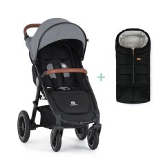 PETITE&MARS Kočárek sportovní Street2 Air Oak Ultimate Grey + PETITE&MARS fusak Jibot