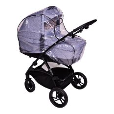 PETITE&MARS Rainy Pram pláštěnka na hluboký kočárek
