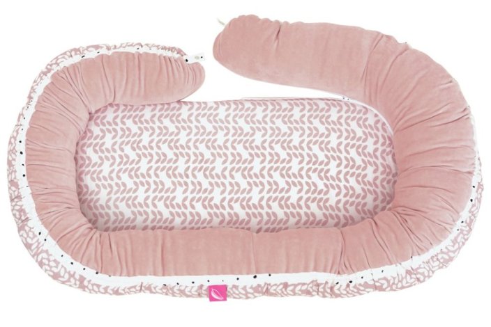 MOTHERHOOD Baby nest and Junior pillow 2 in 1 Pink Classics new