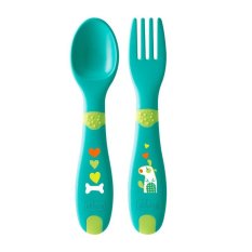 CHICCO Spoon/fork plastic 12m+