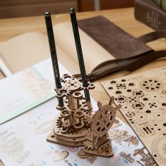 Ugears Puzzle 3D in legno meccanico - Organizer da scrivania