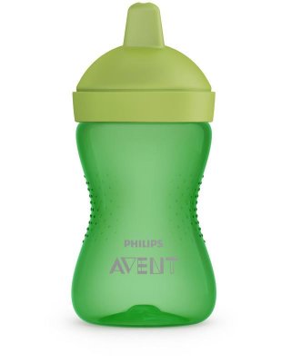 Kubek Philips AVENT Grippy z twardą wylewką, chłopięcy, 300 ml