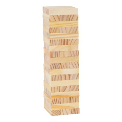 small foot Holzspiel Wackelturm Natur