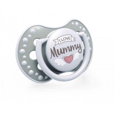 LOVI Beruhigender Schnuller dynamisch I Love 6-18m 2 Stk