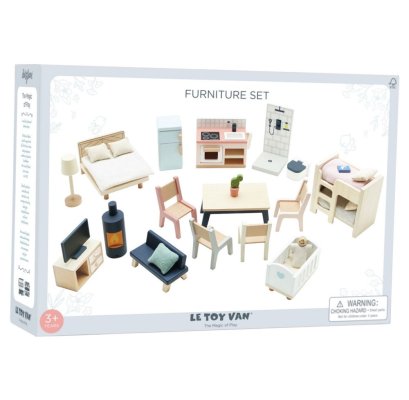 Le Toy Van Mobiliário Starter Conjunto Completo para Casa de Bonecas