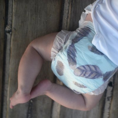 KOLORKY DAY Windeln Einweg Öko, Federn XL (12-16 kg) 17 Stk