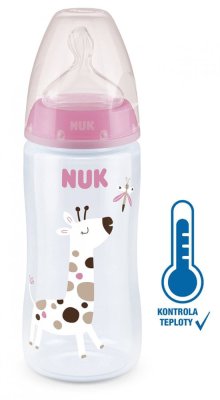 NUK FC+ Trinkflasche mit Temperaturkontrolle 300 ml - Pink